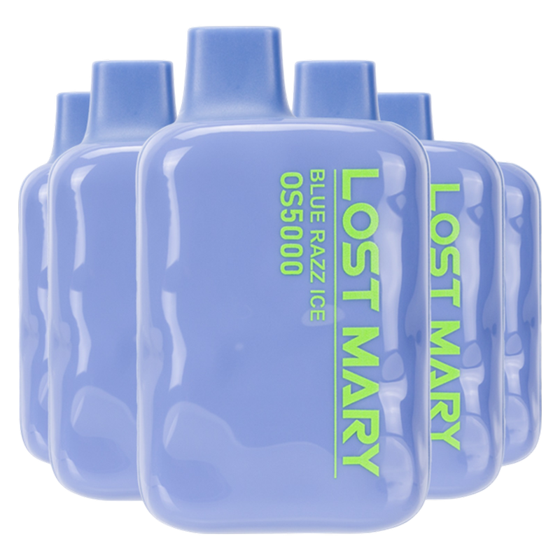5 Pack Lost Mary Blue Razz Ice Disposable Vape Vaping.com Powered by Gopuff 5 Pack Lost Mary Blue Razz Ice Disposable Vape Vaping.com Powered by Gopuff