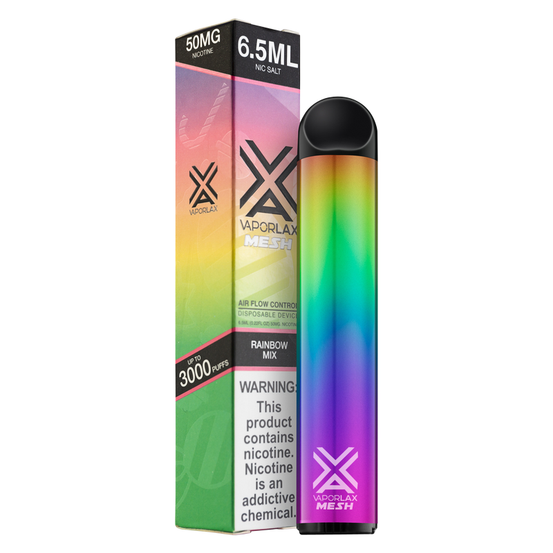 VaporLax Disposable Vape Rainbow Mix 50mg 6.5ml Vaping.com Powered by Gopuff VaporLax Disposable Vape Rainbow Mix 50mg 6.5ml Vaping.com Powered by Gopuff