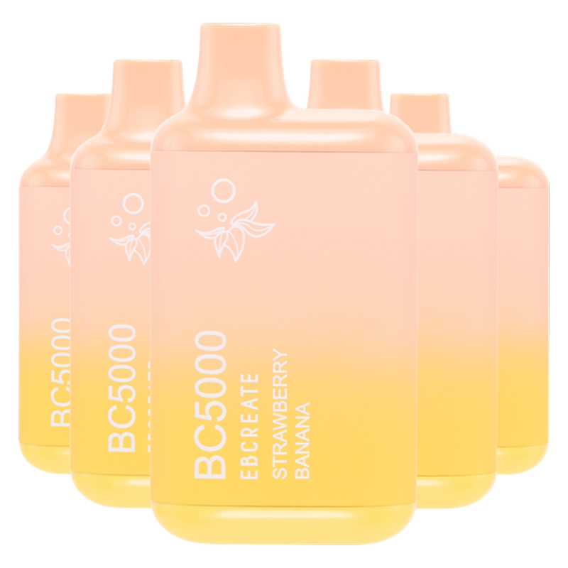 5 Pack Strawberry Banana BC5000 Disposable Vape Vaping.com Powered by Gopuff 5 Pack Strawberry Banana BC5000 Disposable Vape Vaping.com Powered by Gopuff
