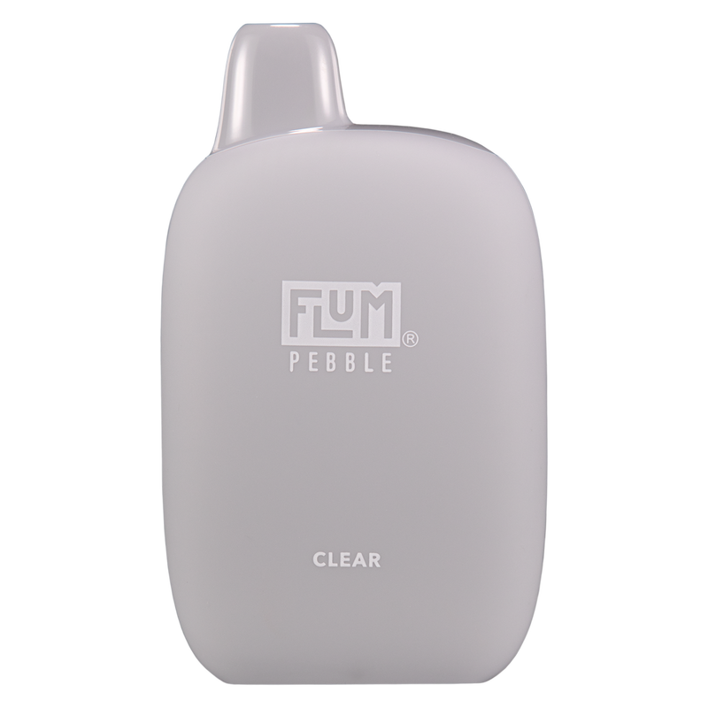 Flum Pebble Clear Disposable Vape 6000 Puffs