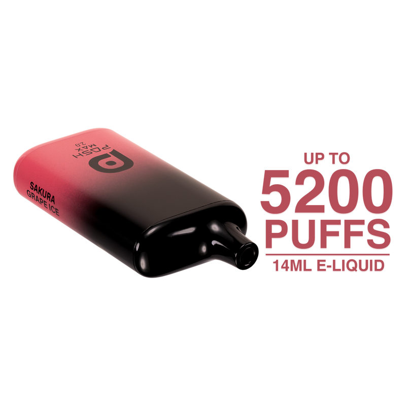 Posh Max 2.0 Sakura Grape Ice Disposable Vape 1ct