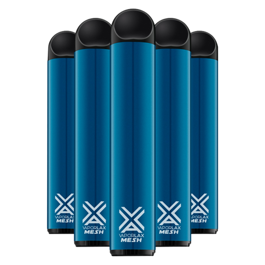 5 Pack VaporLax Disposable Vape Blue Razz 50mg 6.5ml